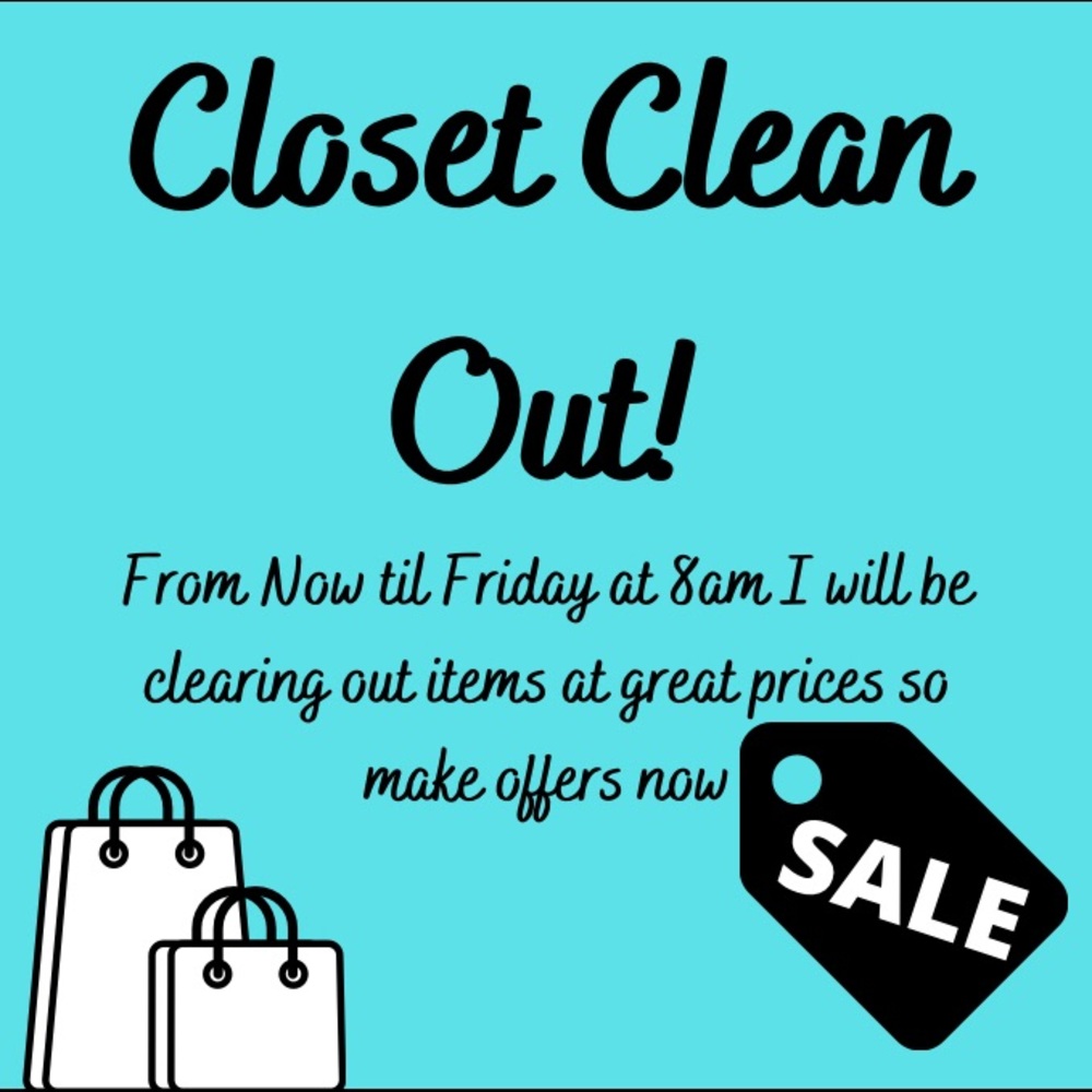 CLOSET CLEAN OUT!!!